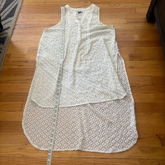 Anthropologie HD In Paris White Hi-Lo Tank Size Large - Picture 4 of 7
